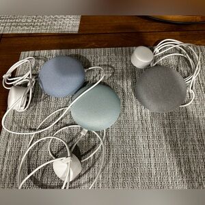 Google Home Mini's- set of 3